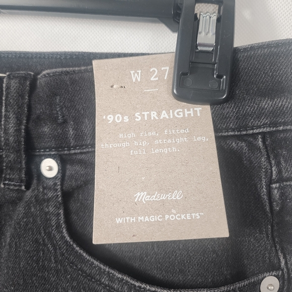 Madewell 90s Straight Smoothing Highrise Jeans - Picture 4 of 6